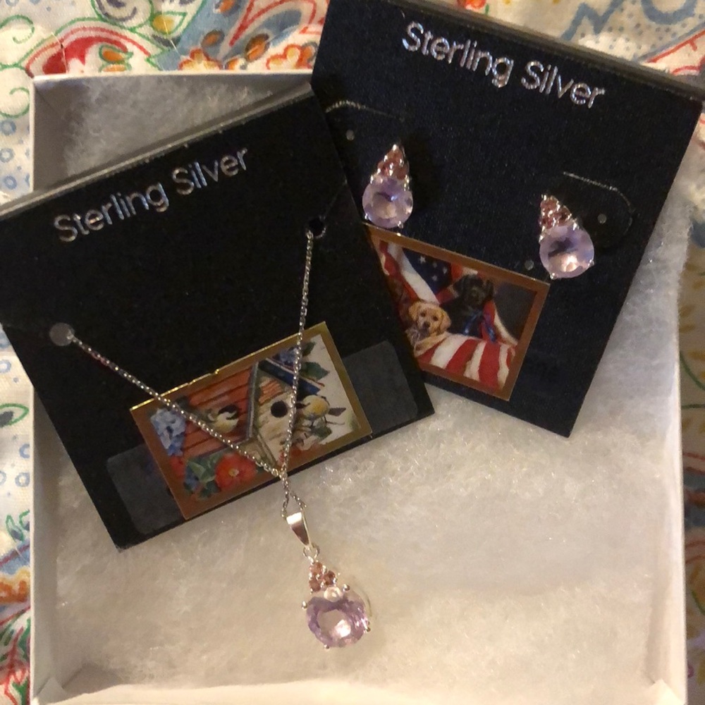 Necklace & earrings